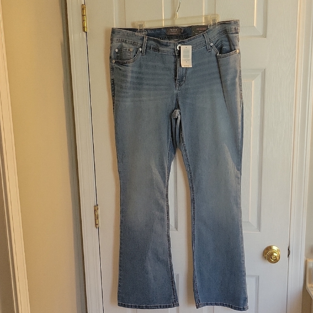 Torrid Light Blue Flare Jeans